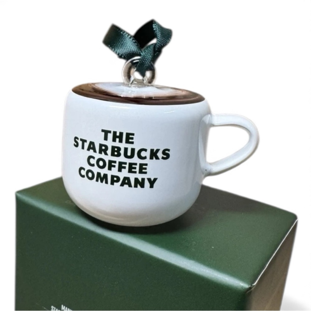 Starbucks Mini Ceramic Mug Ornament The Starbucks Coffee Company – NEW